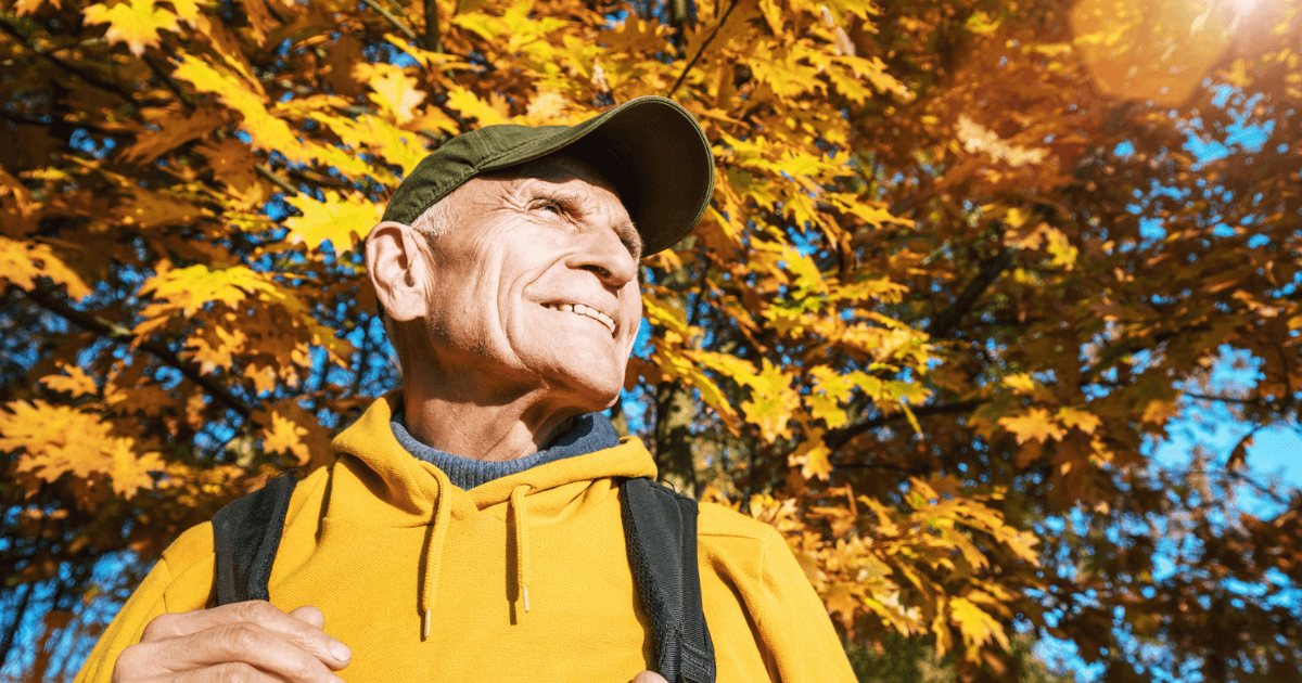 Sunshine Time The Benefits of Getting Outdoors Older Adults Man Outside